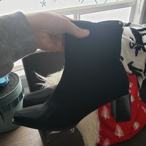 Stuart Weitzman block heel ankle boot